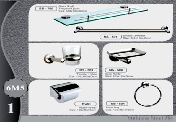 Bộ phụ kiện phòng tắm 6M5