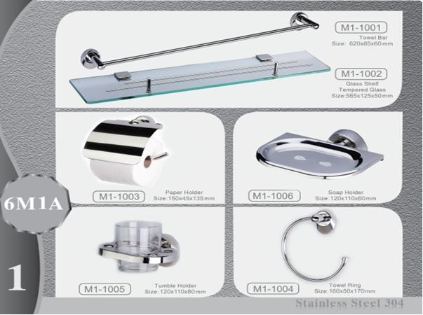 Bộ phụ kiện phòng tắm 6M1A