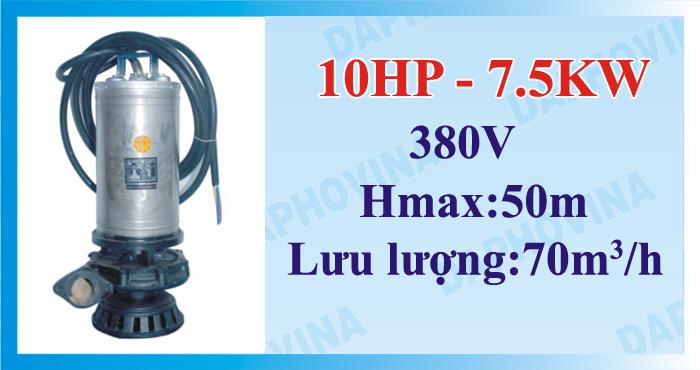 Bơm chìm áp cao 10HP - 7.5KW