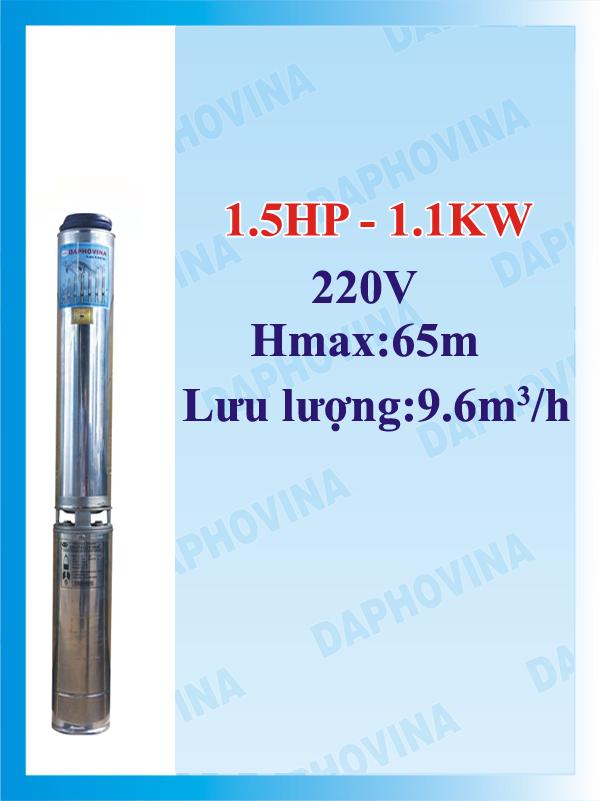 Bơm hỏa tiễn 1.5HP - 1.1KW