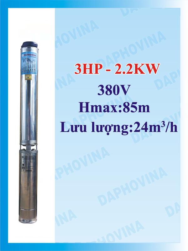 Bơm hỏa tiễn 3HP - 2.2KW