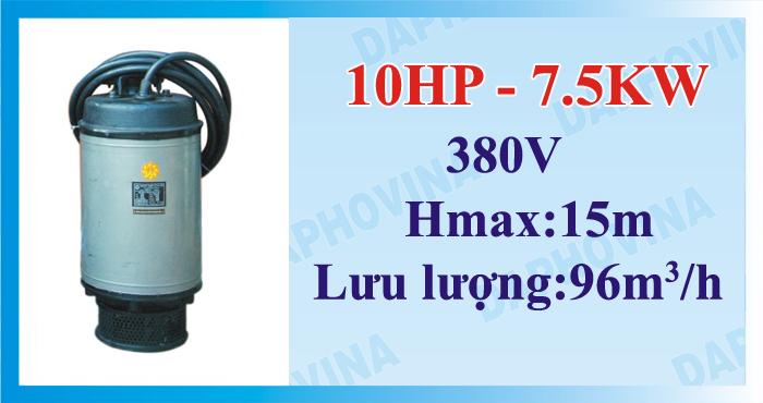 Bơm chìm áp thấp 10HP - 7.5KW