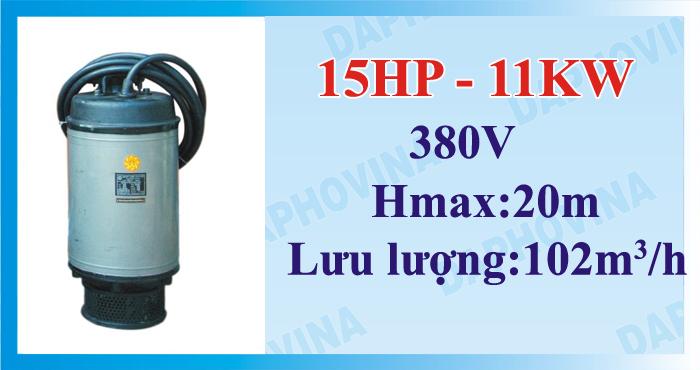Bơm chìm áp thấp 15HP - 11KW