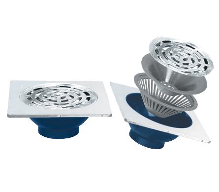 Hố ga thoát nước Inox 2 tấc